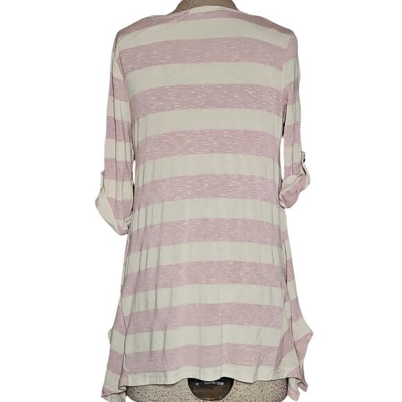 Blu Pepper Stripe Knit Sweater Size Medium - Picture 2 of 4